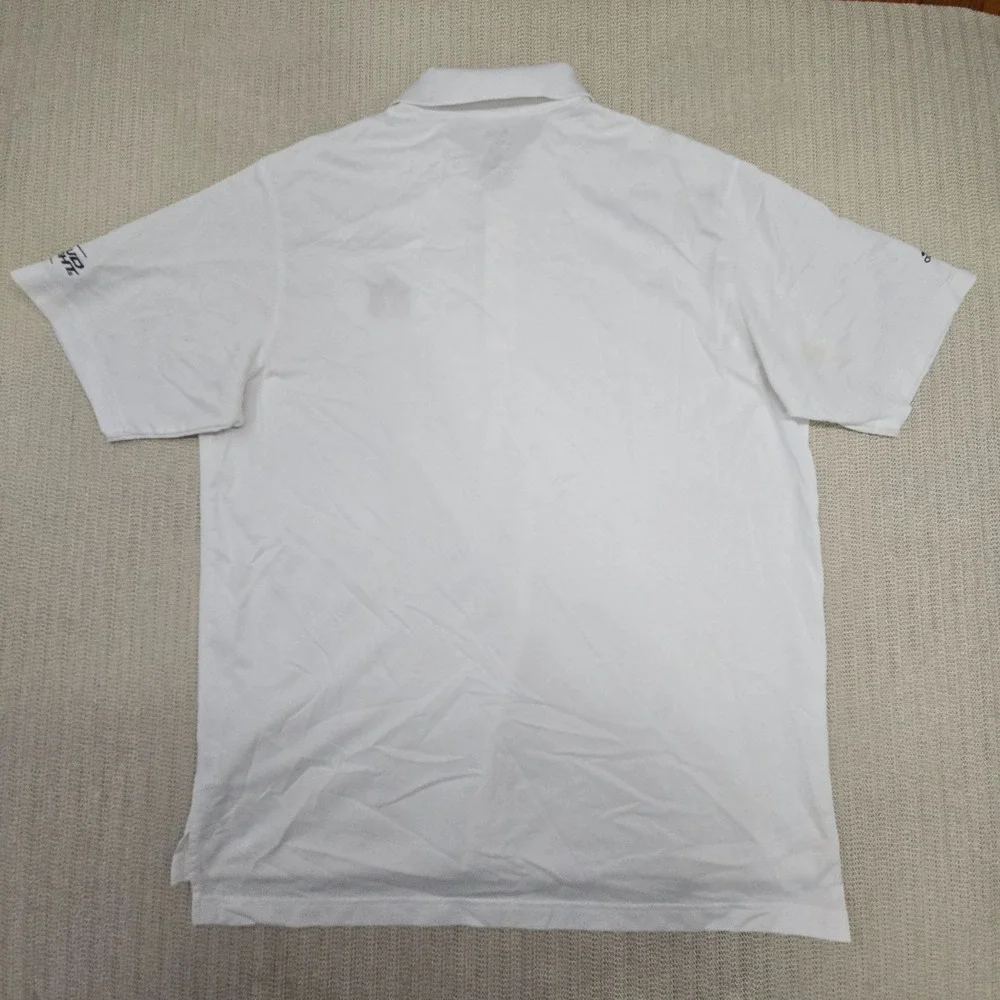Adidas Golf Auburn Tigers Shirt Polo Shirt Men XL White SEC Football Lightweight